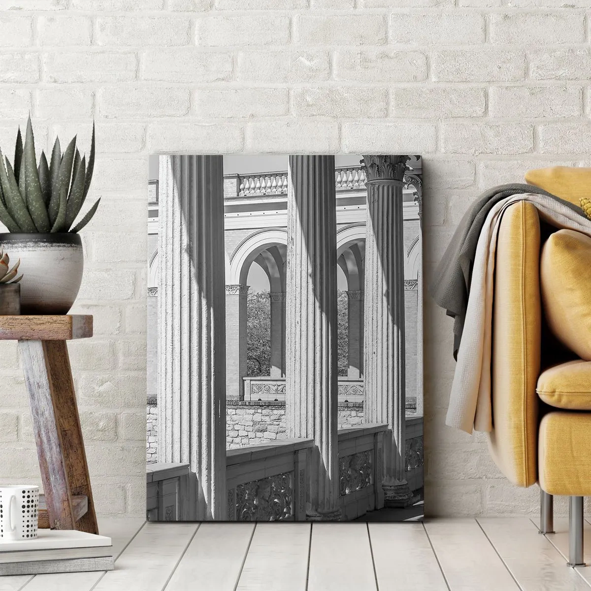 Obraz na plátne - Slnečná arkáda - 80x120 cm