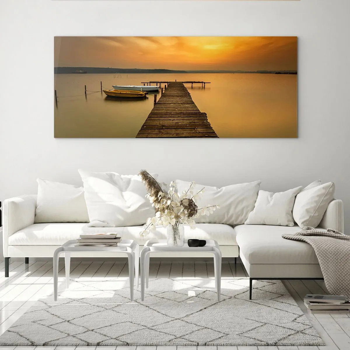 Obraz na skle - Otvorím ti zlaté nebo - 120x50 cm