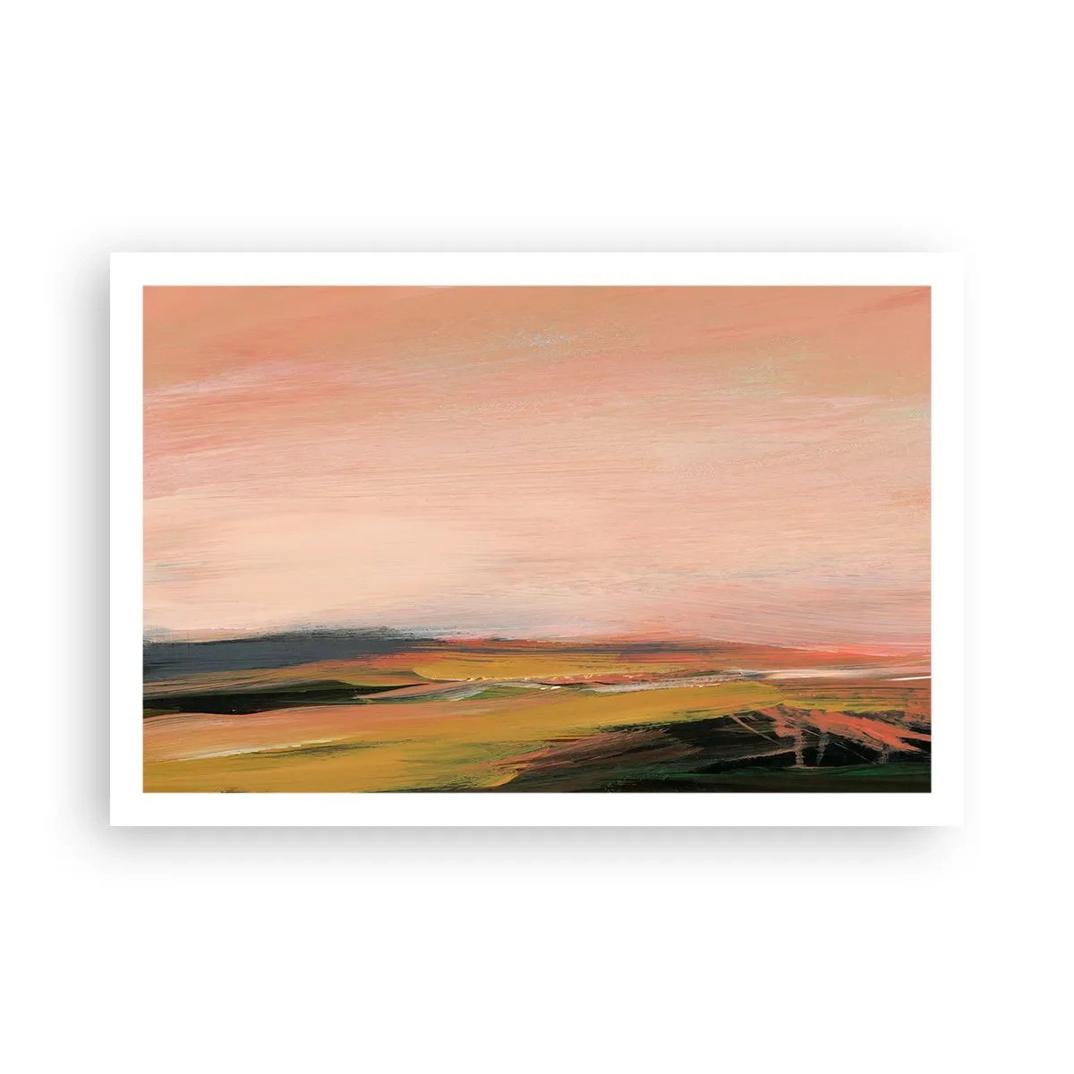 Plagát - V ružových tónoch - 91x61 cm