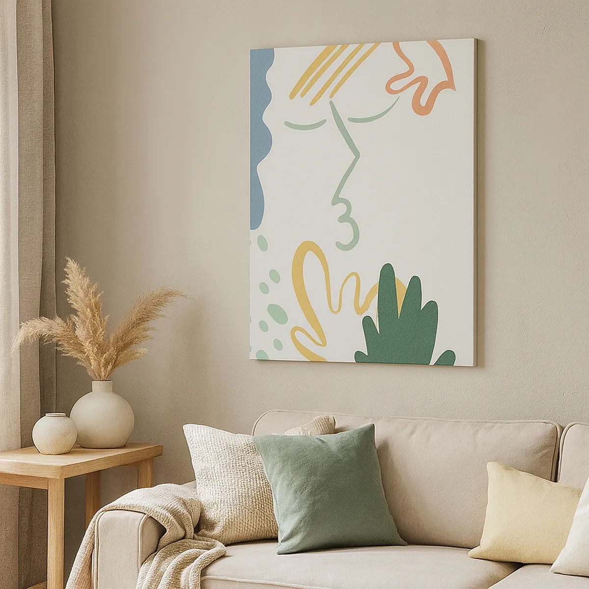 Obraz na plátne - Bozk kvetov - 50x70 cm