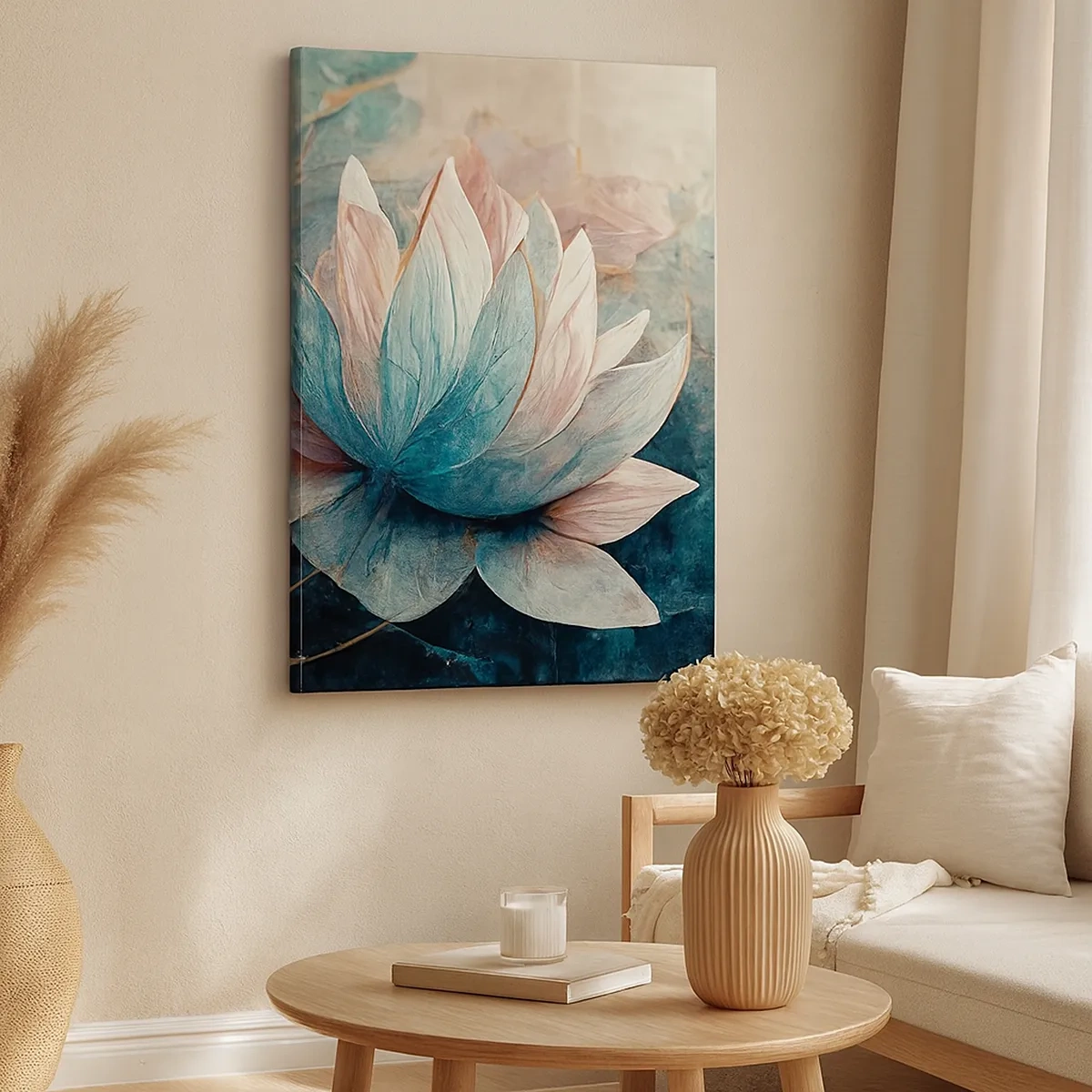 Obraz na plátne - Hviezdy a jazero - 50x70 cm