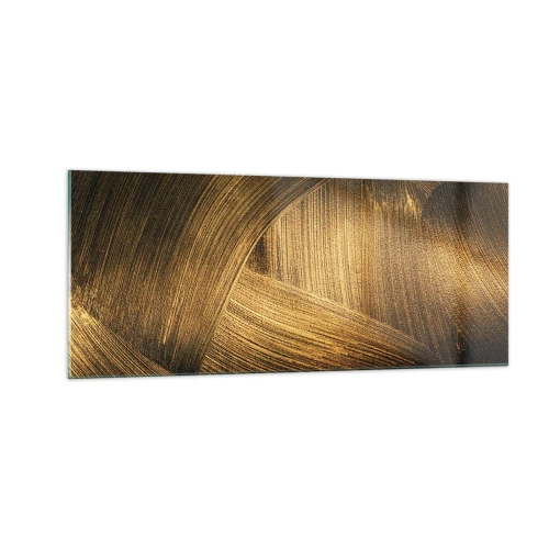 Obraz na skle - V zlatom labyrinte - 100x40 cm