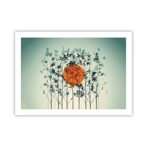 Plagát - Japonské slnko - 70x50 cm