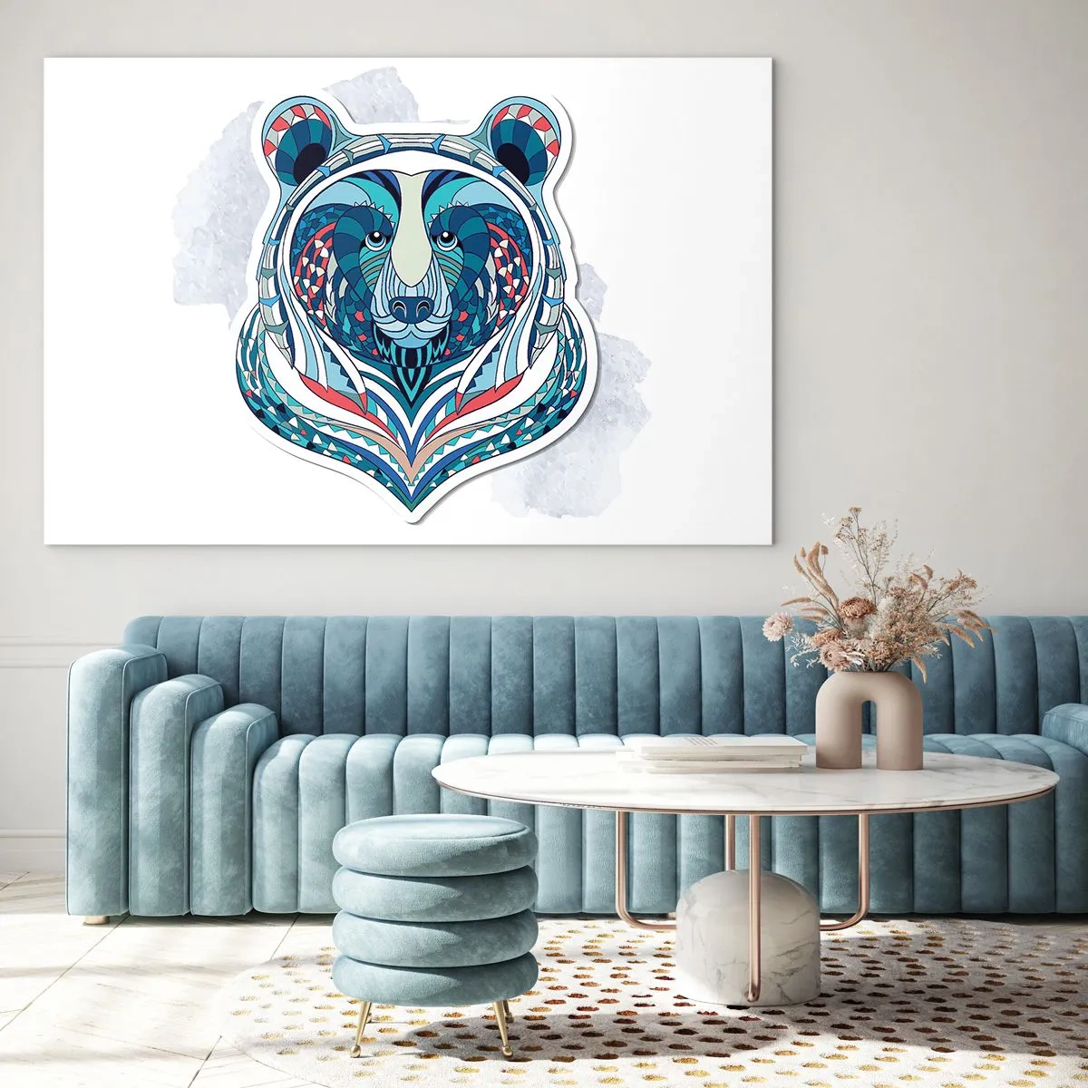 Obraz na skle - Eviva Grenlandia! - 120x80 cm