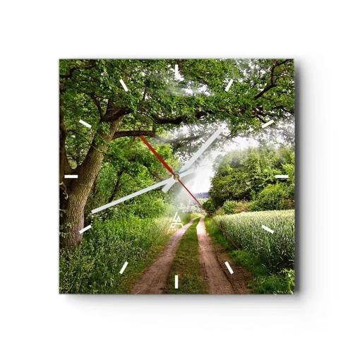 Nástenné hodiny - Et in Arcadia ego - 30x30 cm