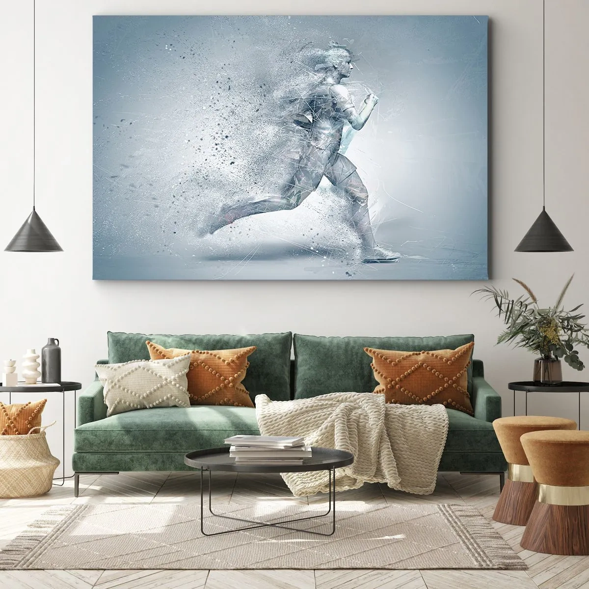 Obraz na plátne - Energia kryštalicky čistá - 120x80 cm