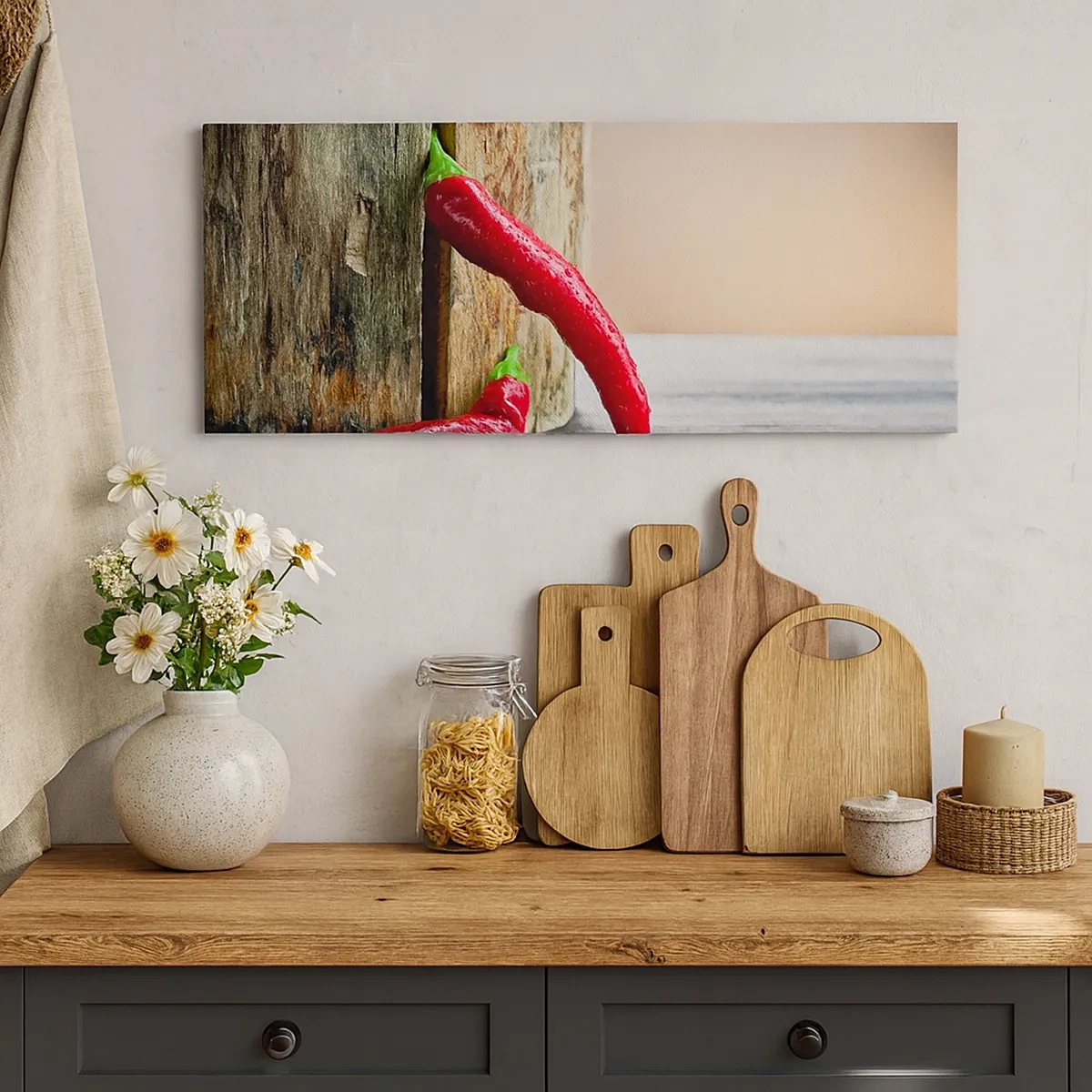 Obraz na plátne - Red hot chili peppers - 30x30 cm