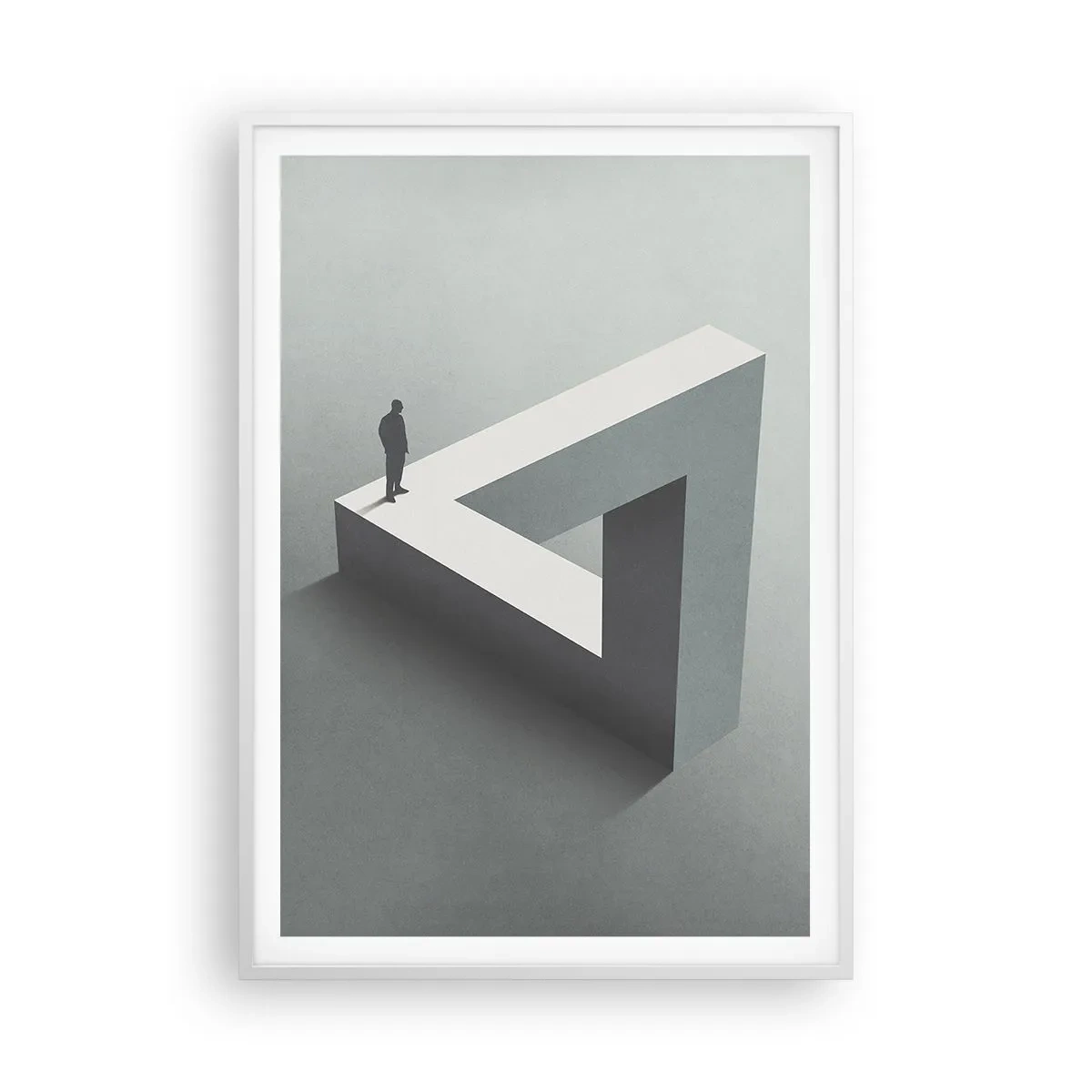 Plagát v bielom ráme - A predsa je to možné - 70x100 cm