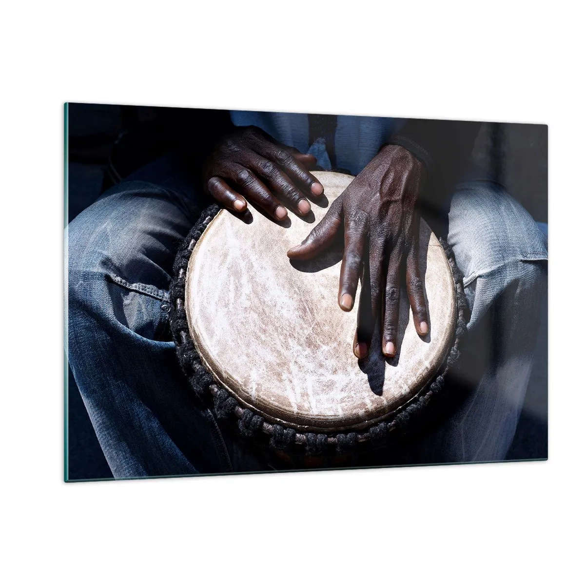 Obraz na skle - Žite vo svojom rytme - 120x80 cm