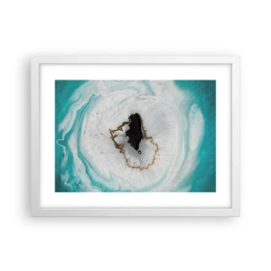 Plagát v bielom ráme - Preniknúť dovnútra - 40x30 cm