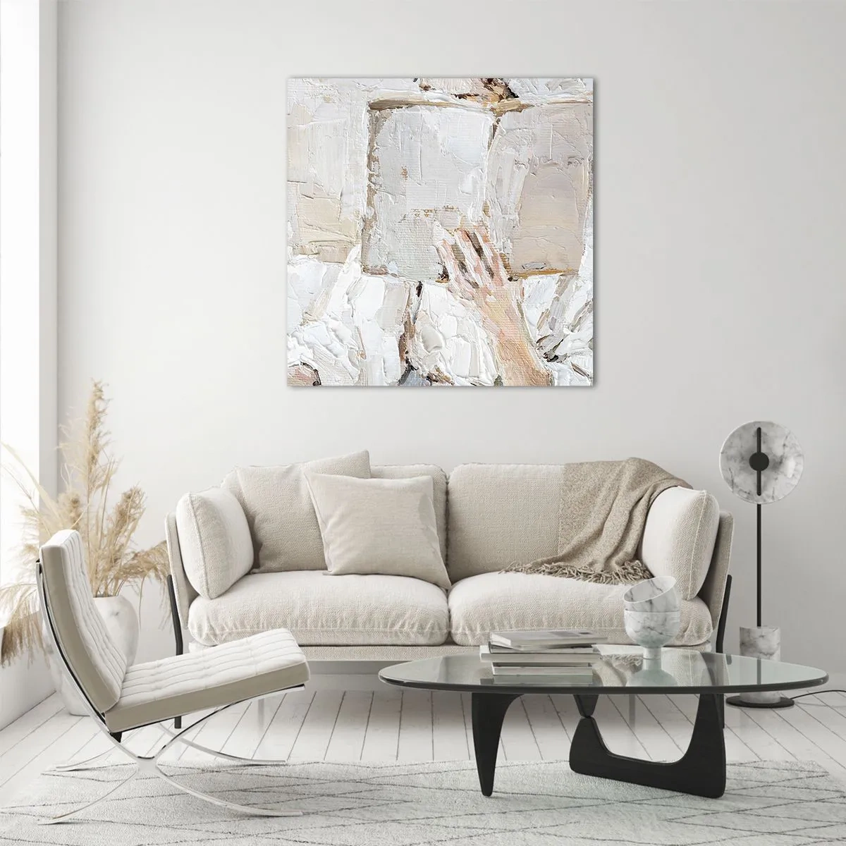 Obraz na skle - V inom svete - 60x60 cm