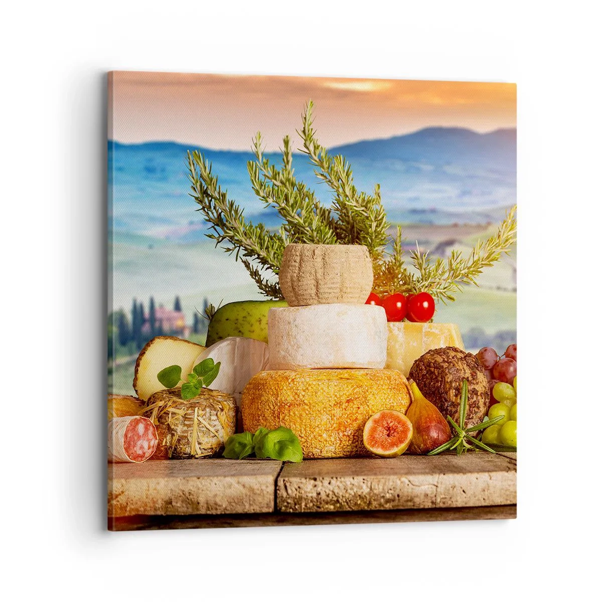 Obraz na plátne - Talianska radosť zo života - 70x70 cm