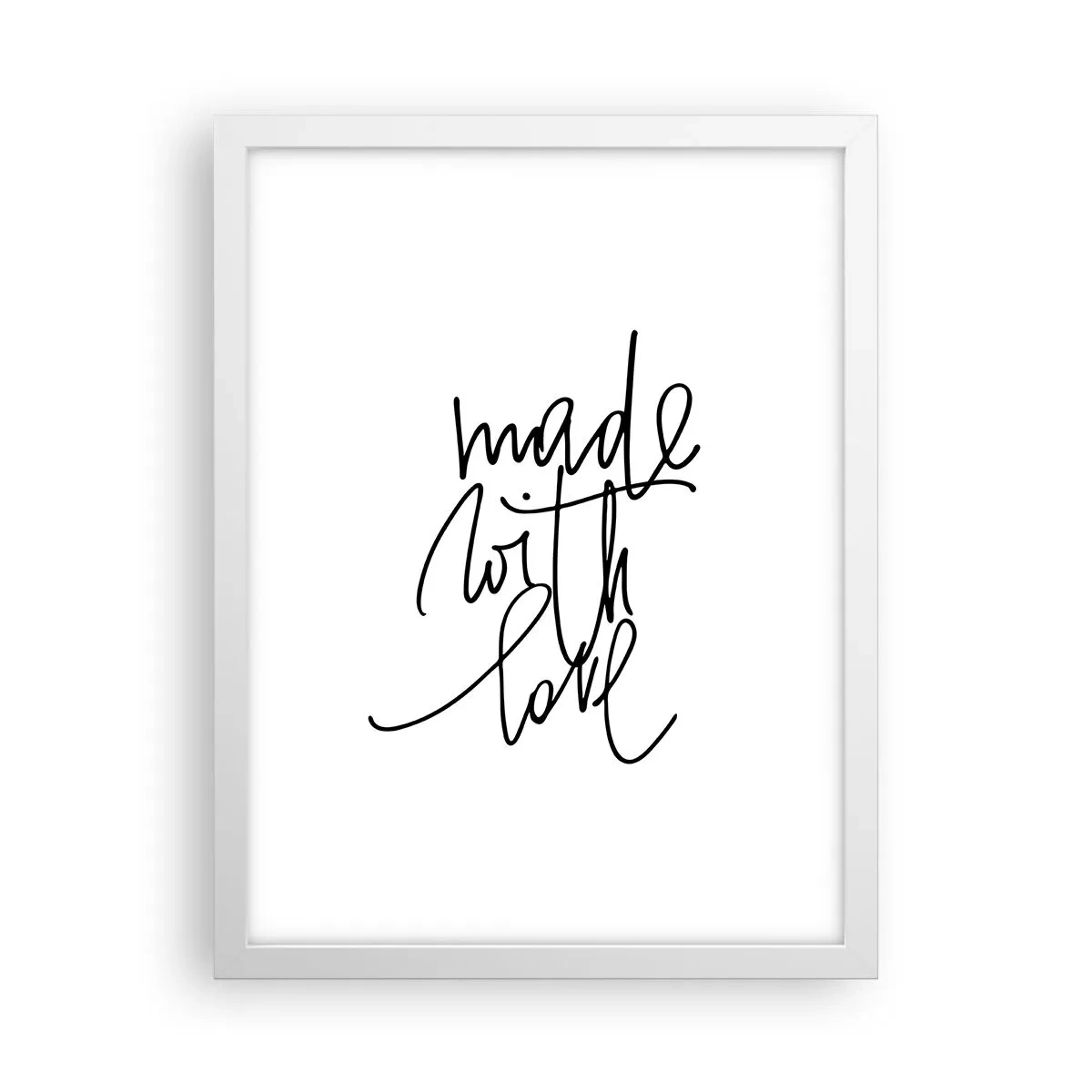 Plagát v bielom ráme - Najlepšia značka - 30x40 cm