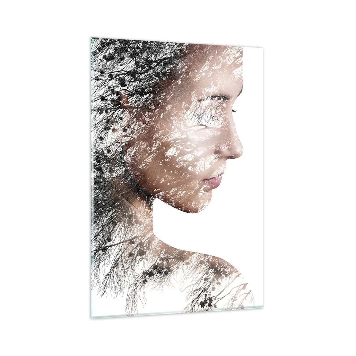 Obraz na skle - Duch lesa - 80x120 cm