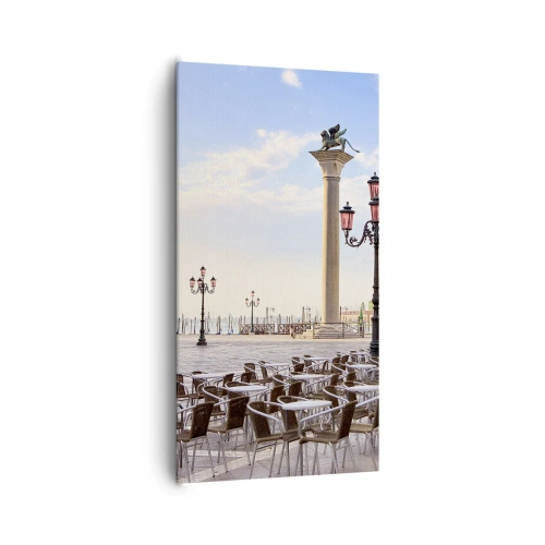 Obraz na plátne - Pozývame, všetko pripravené - 65x120 cm