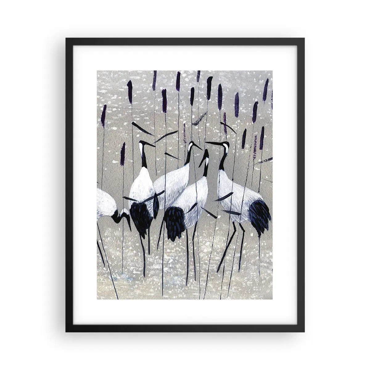 Plagát v čiernom ráme - Medzi svojimi - 40x50 cm