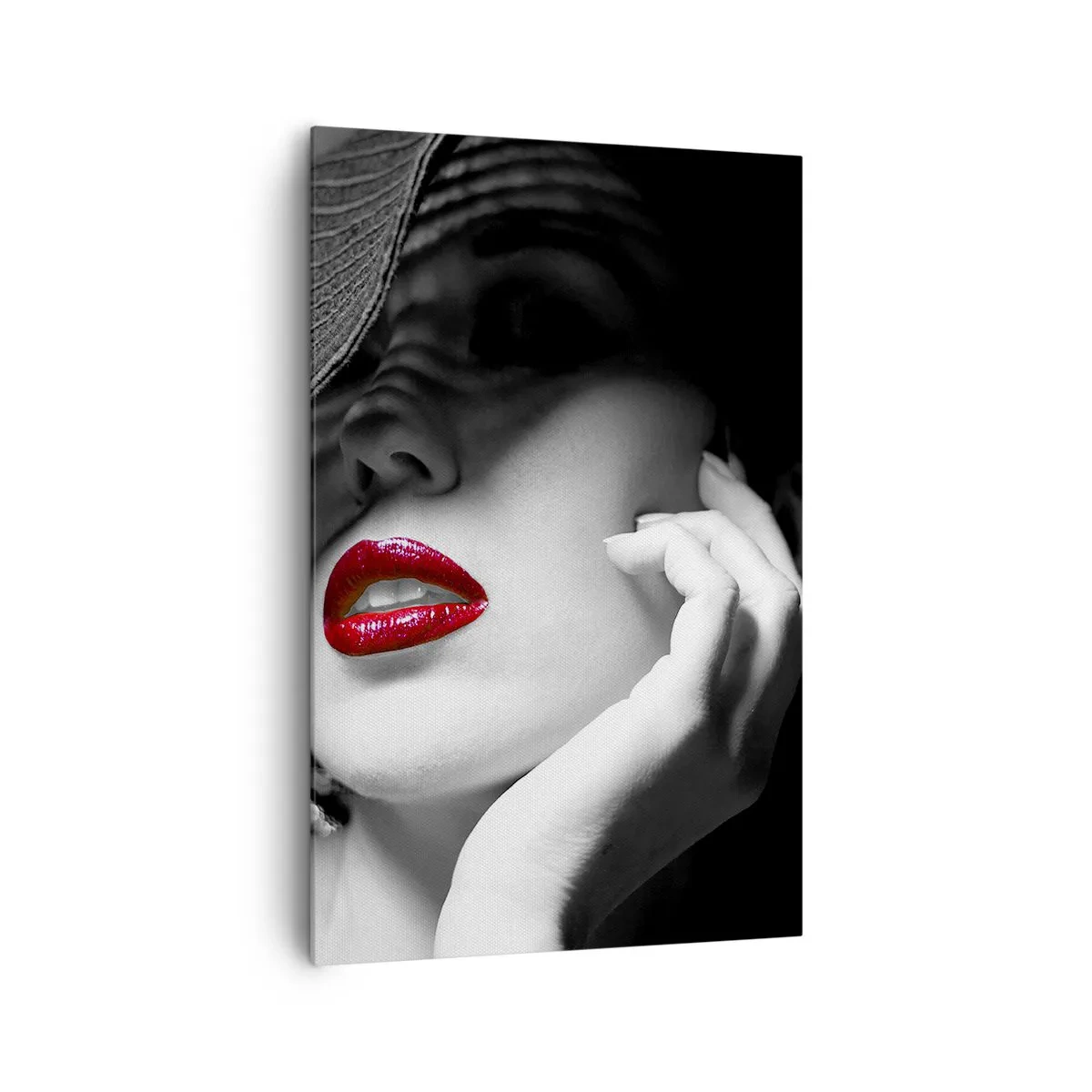 Obraz na plátne - Štúdia v šarlátovej - 80x120 cm