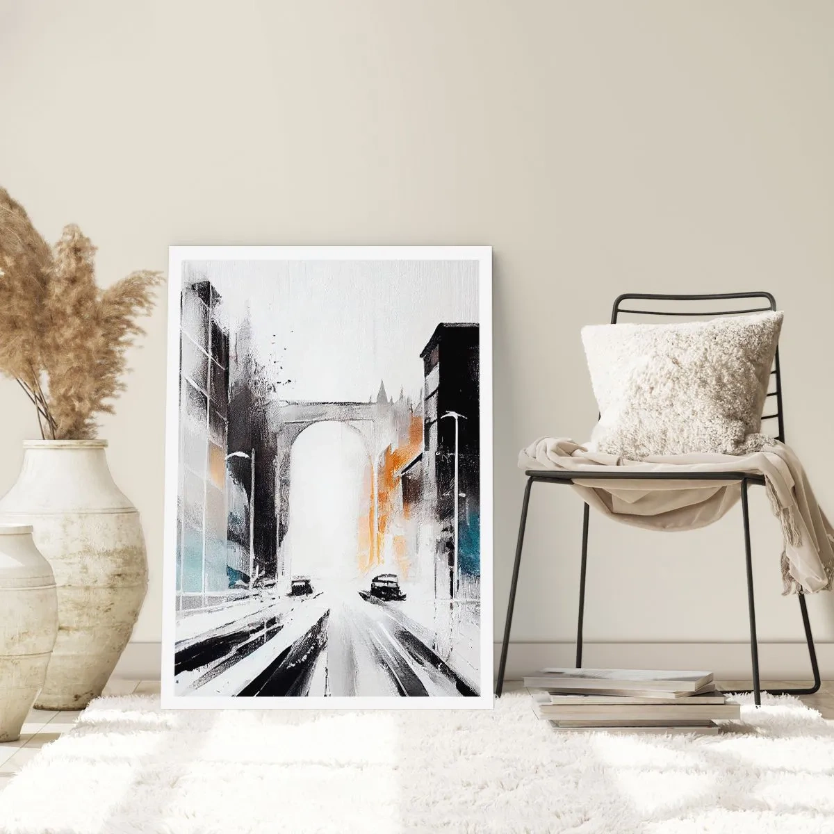 Plagát - Štúdia mesta: architektúra a pohyb - 40x50 cm