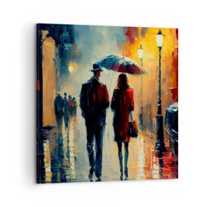 Obraz na plátne - Mestská love story - 50x50 cm
