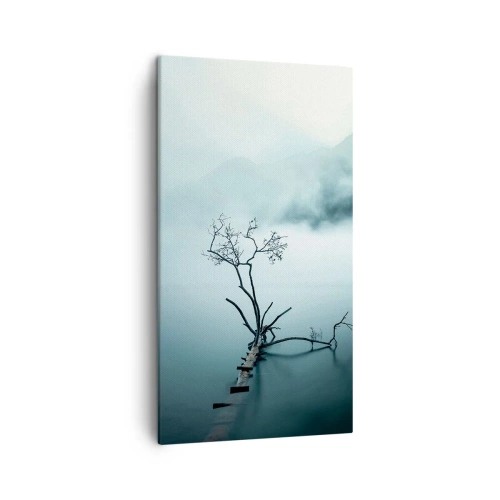 Obraz na plátne - Z vody a hmly - 45x80 cm