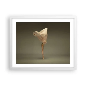 Plagát v bielom ráme - Hneď poletí - 50x40 cm