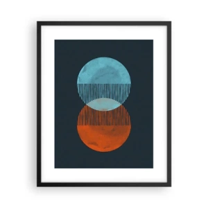 Plagát v čiernom ráme - Astronomická fantázia - 40x50 cm