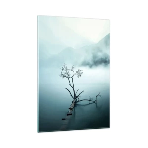 Obraz na skle - Z vody a hmly - 80x120 cm