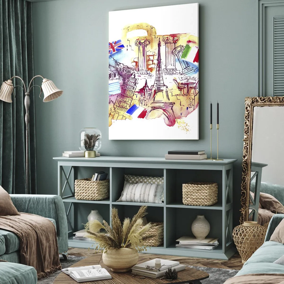 Obraz na plátne - Európske turné - 50x70 cm