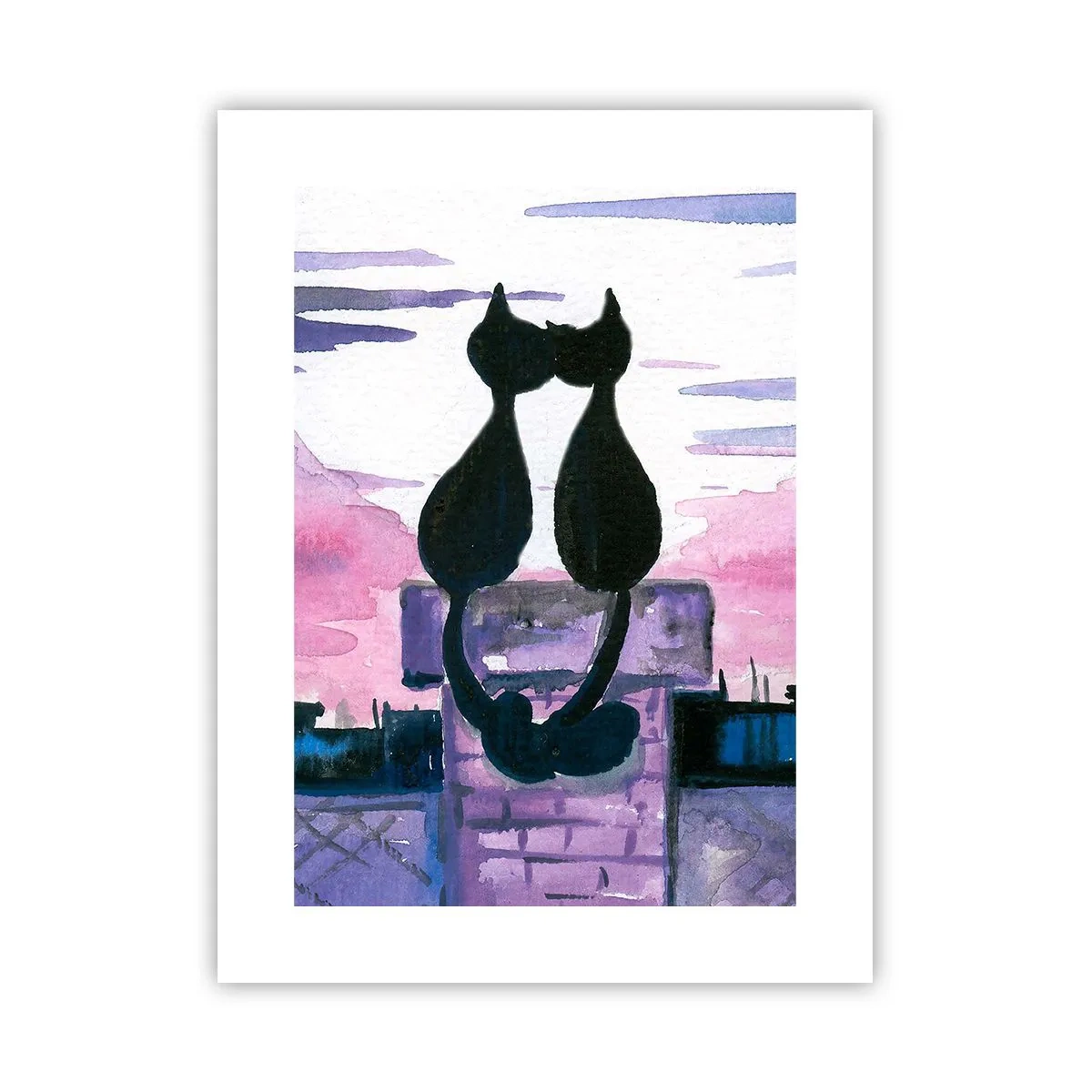 Plagát - Rendez-vous pod mesiacom - 30x40 cm