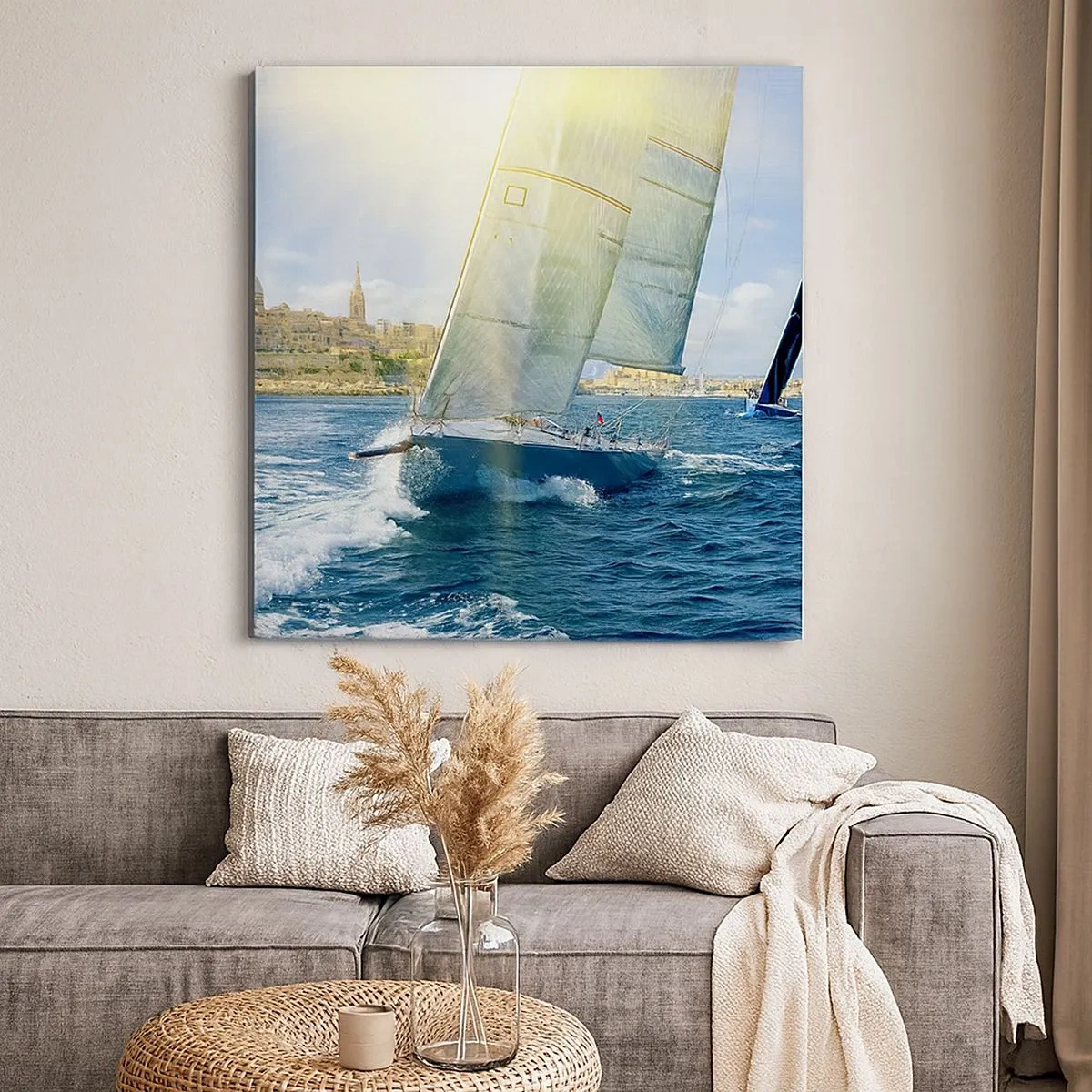 Obraz na plátne - Čas odísť z mesta - 30x30 cm