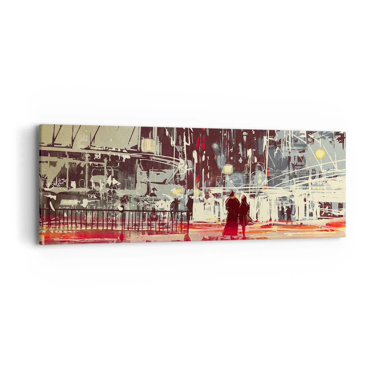 Obraz na plátne - Veľkomestská doprava - 90x30 cm