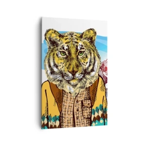 Obraz na plátne - Nie je tak divoký ako ho kreslia - 80x120 cm