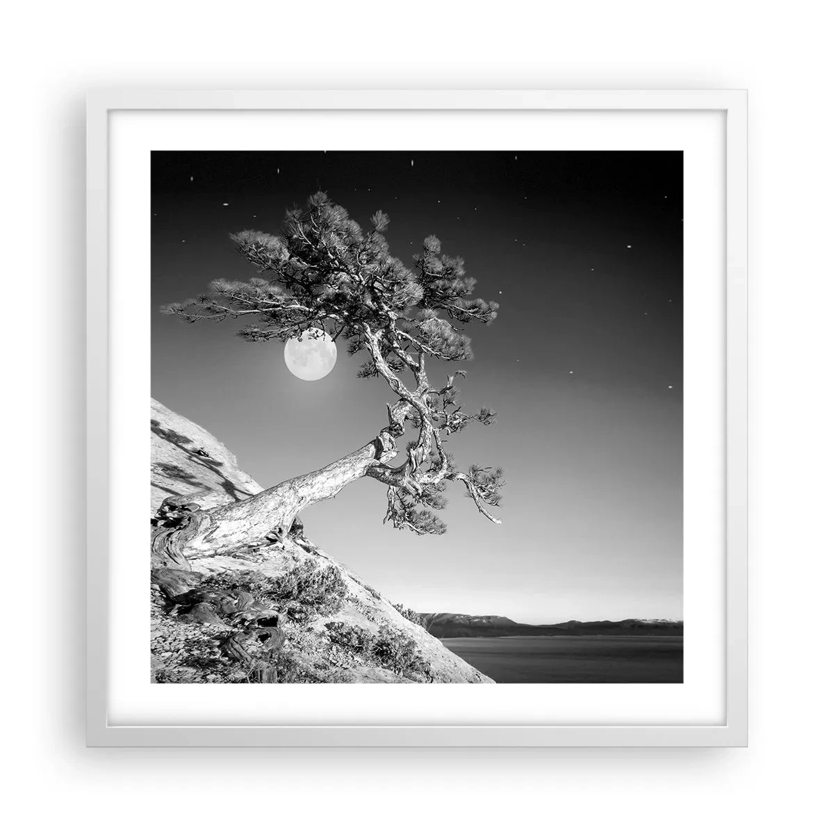 Plagát v bielom ráme - Víťazná bojovníčka - 50x50 cm