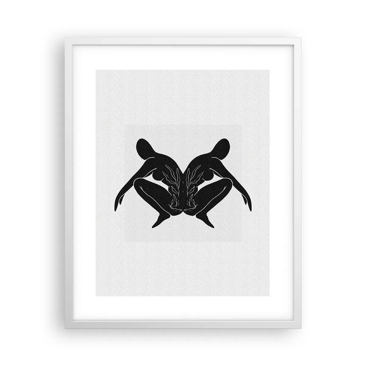 Plagát v bielom ráme - Spoločná duša - 40x50 cm