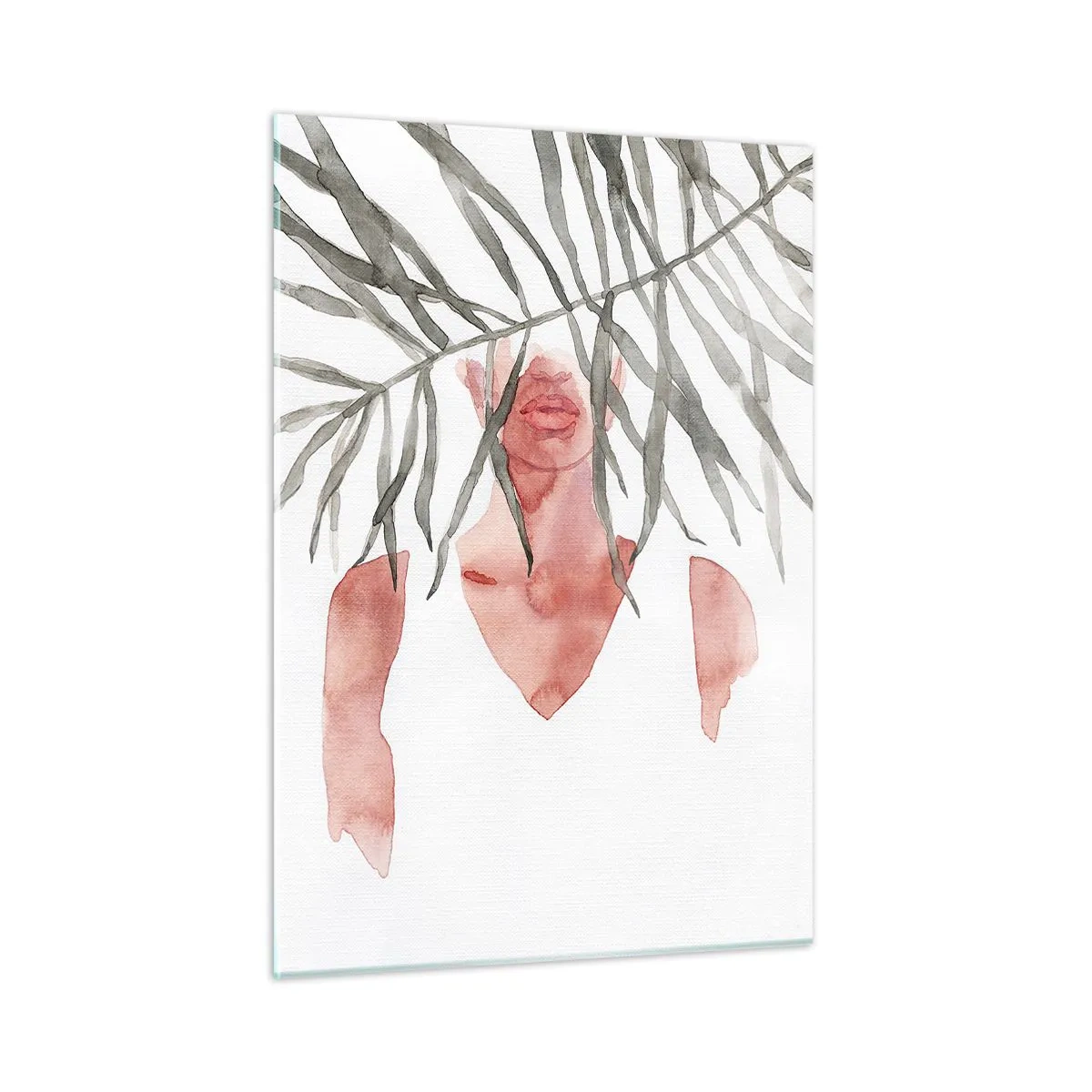 Obraz na skle - Dáma trópov - 50x70 cm