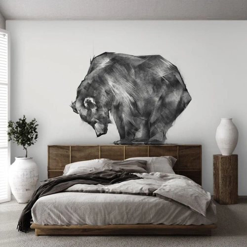 Fototapeta Premium Canvas - Je príjemné sa stretnúť s niekým blízkym - Abstrakcia, Ľadový medveď, Príroda - 400x280 cm