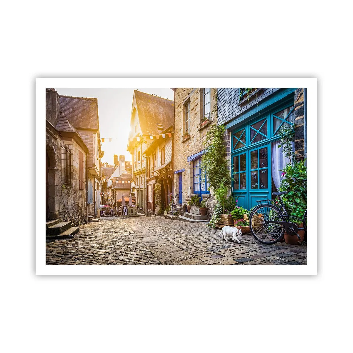 Plagát - Biely duch mestečka - 100x70 cm