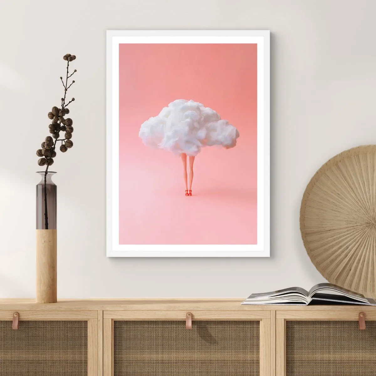 Plagát v bielom ráme - Sladký sľub - 70x100 cm