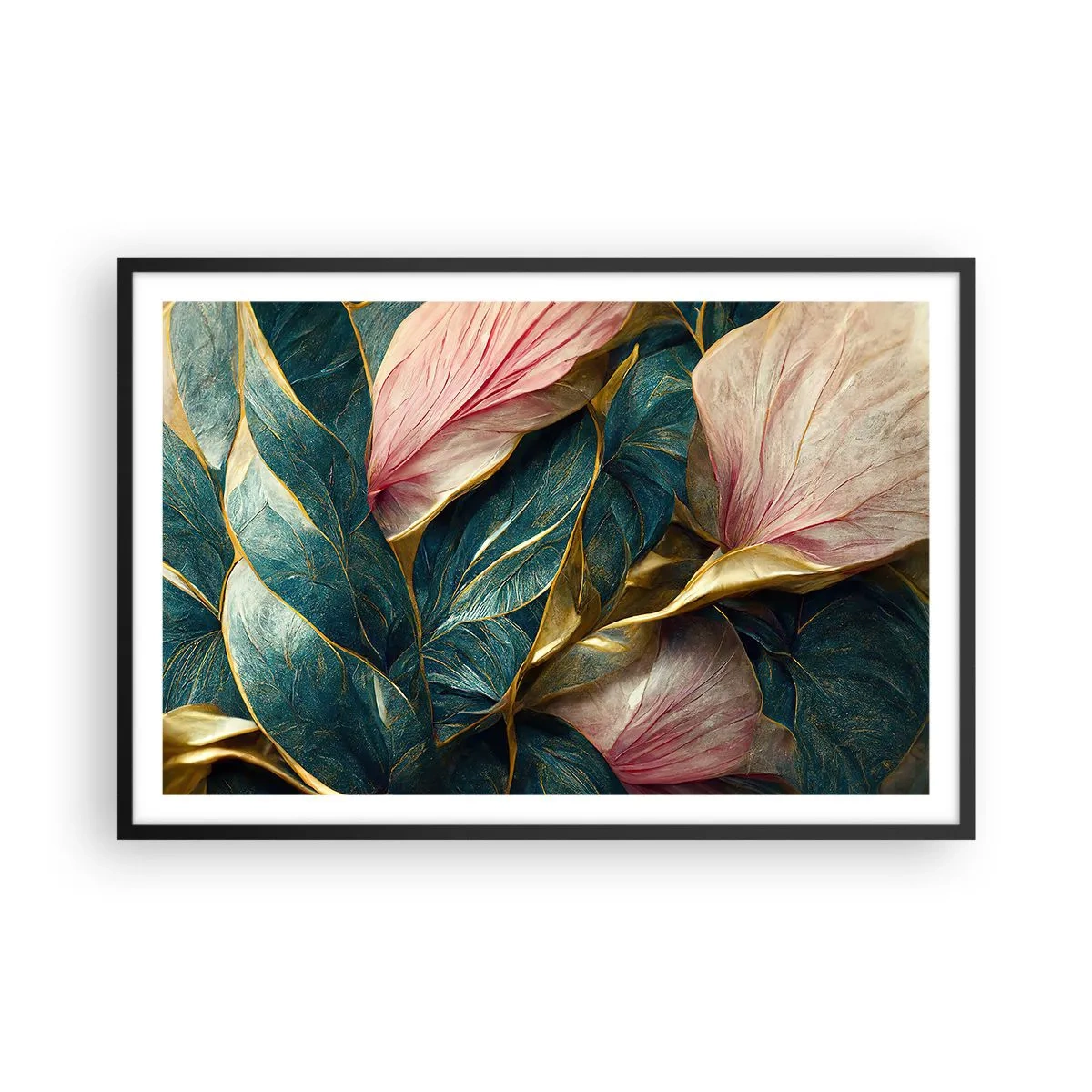 Plagát v čiernom ráme - Prirodzená elegancia a štýl - 91x61 cm