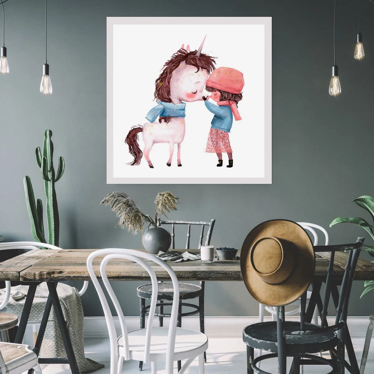 Plagát - Zimný príbeh - 40x40 cm