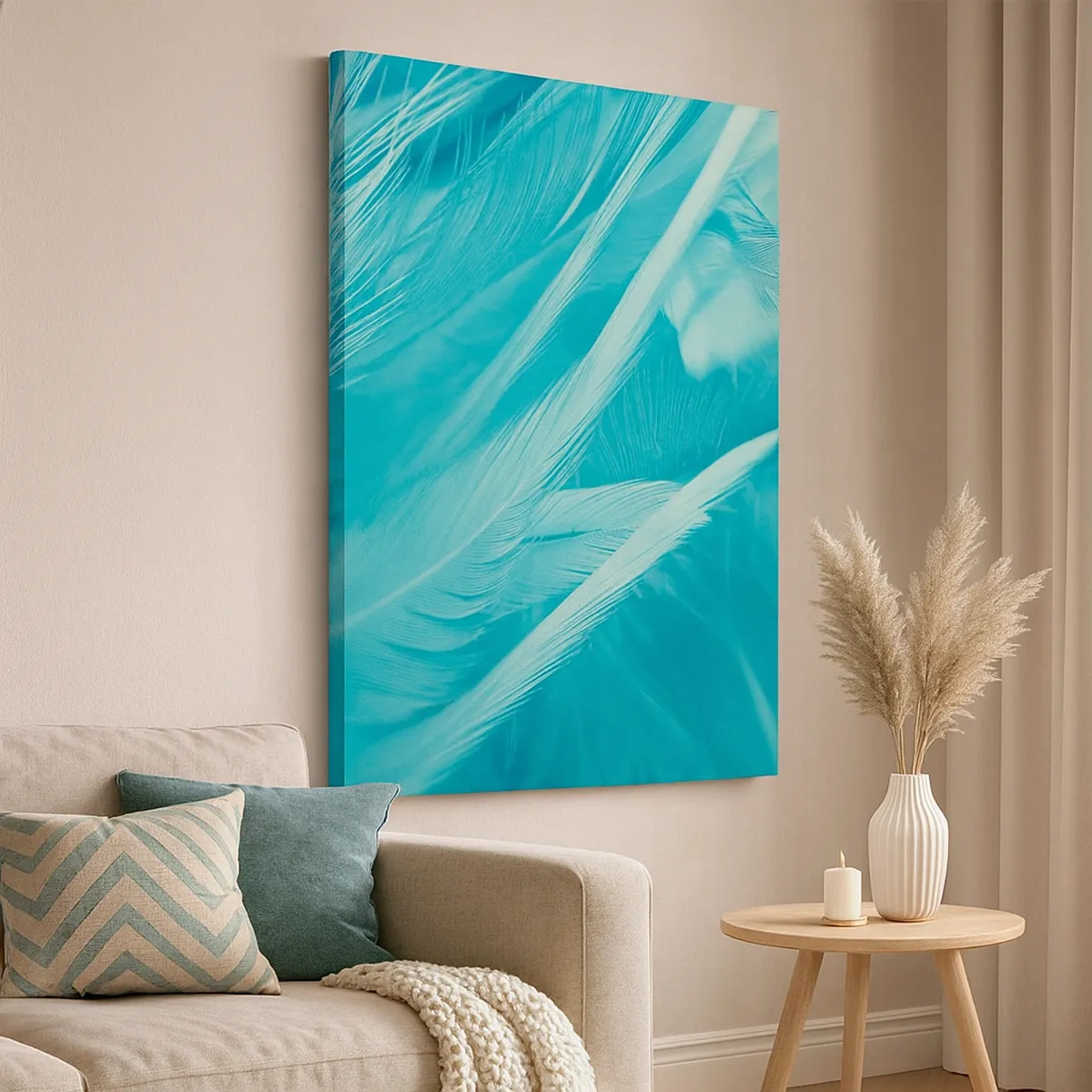 Obraz na plátne - Utopiť sa v páperí - 50x70 cm