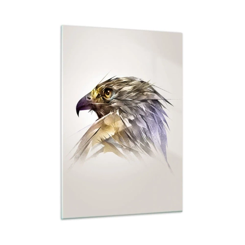 Obraz na skle - Portrét bojovníka - 50x70 cm