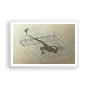 Plagát v bielom ráme - Dobývanie samého seba - 91x61 cm