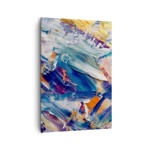 Obraz na plátne - Chaos farieb - 70x100 cm