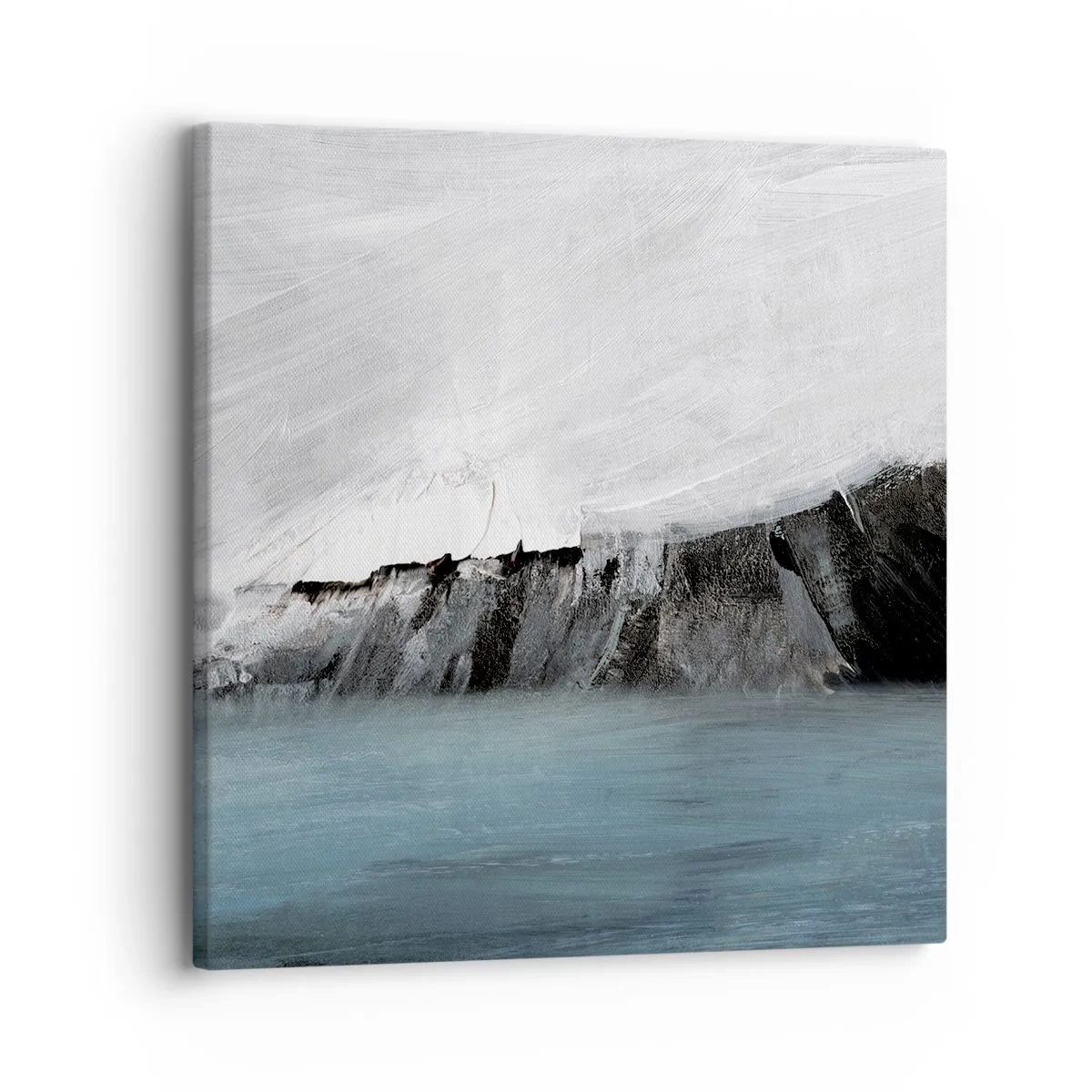 Obraz na plátne - Voda – zem: stret živlov - 30x30 cm