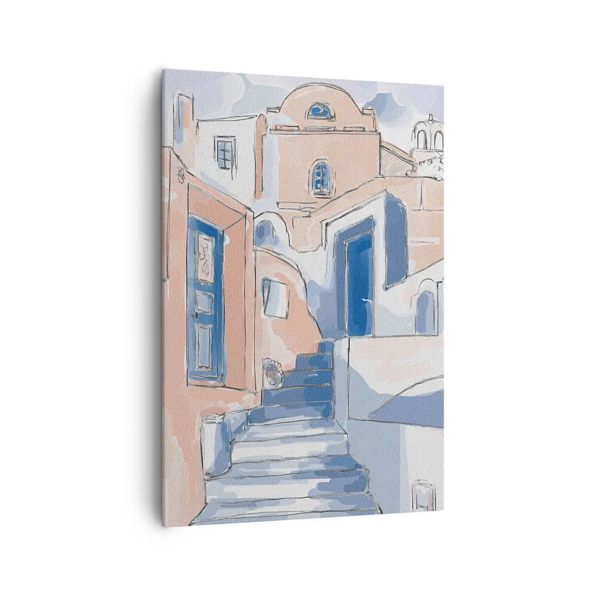 Obraz na plátne - Exotické mesto - 70x100 cm