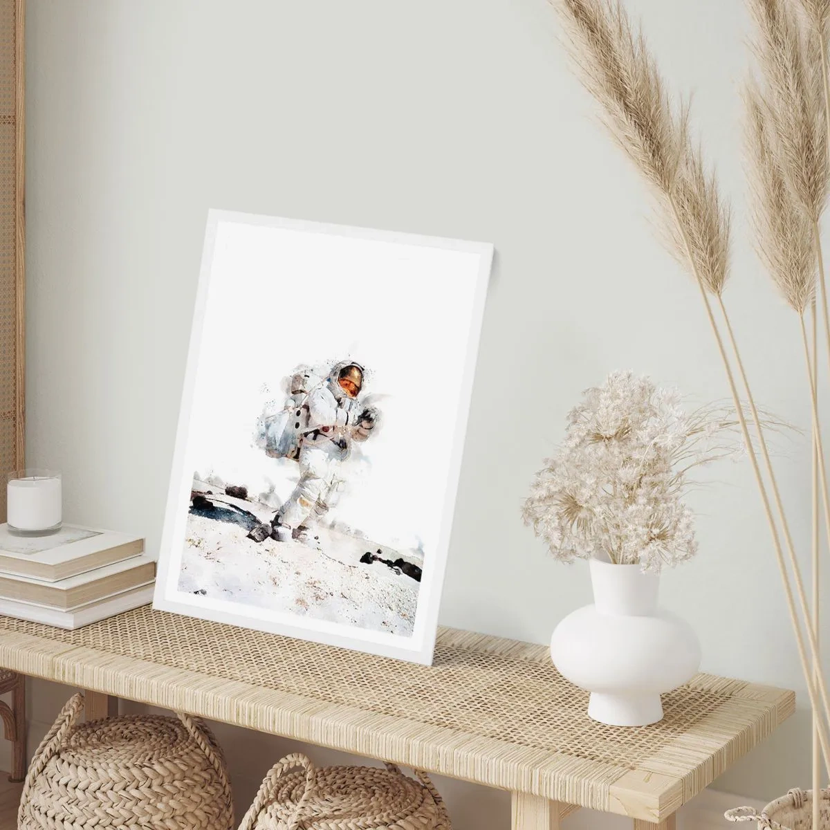 Plagát v bielom ráme - Posol Zeme - 50x70 cm