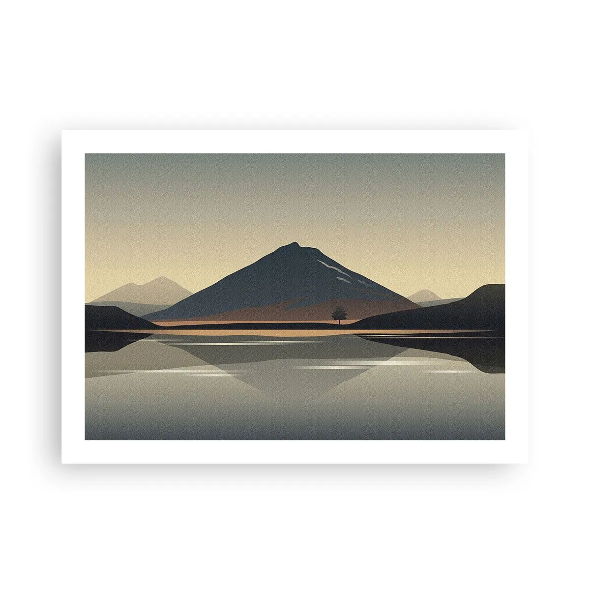 Plagát - Zrkadlový odraz - 70x50 cm