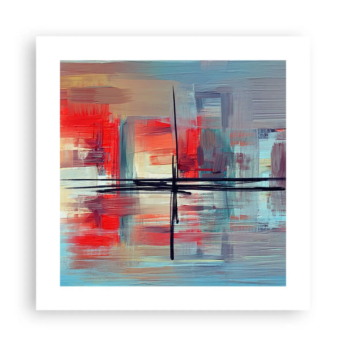 Plagát - Krajina v neznámej dimenzii - 40x40 cm