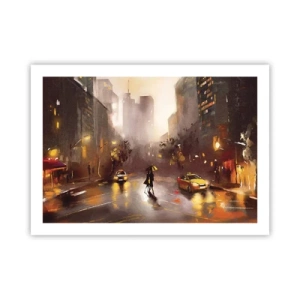 Plagát - Vo svetlách New Yorku - 70x50 cm